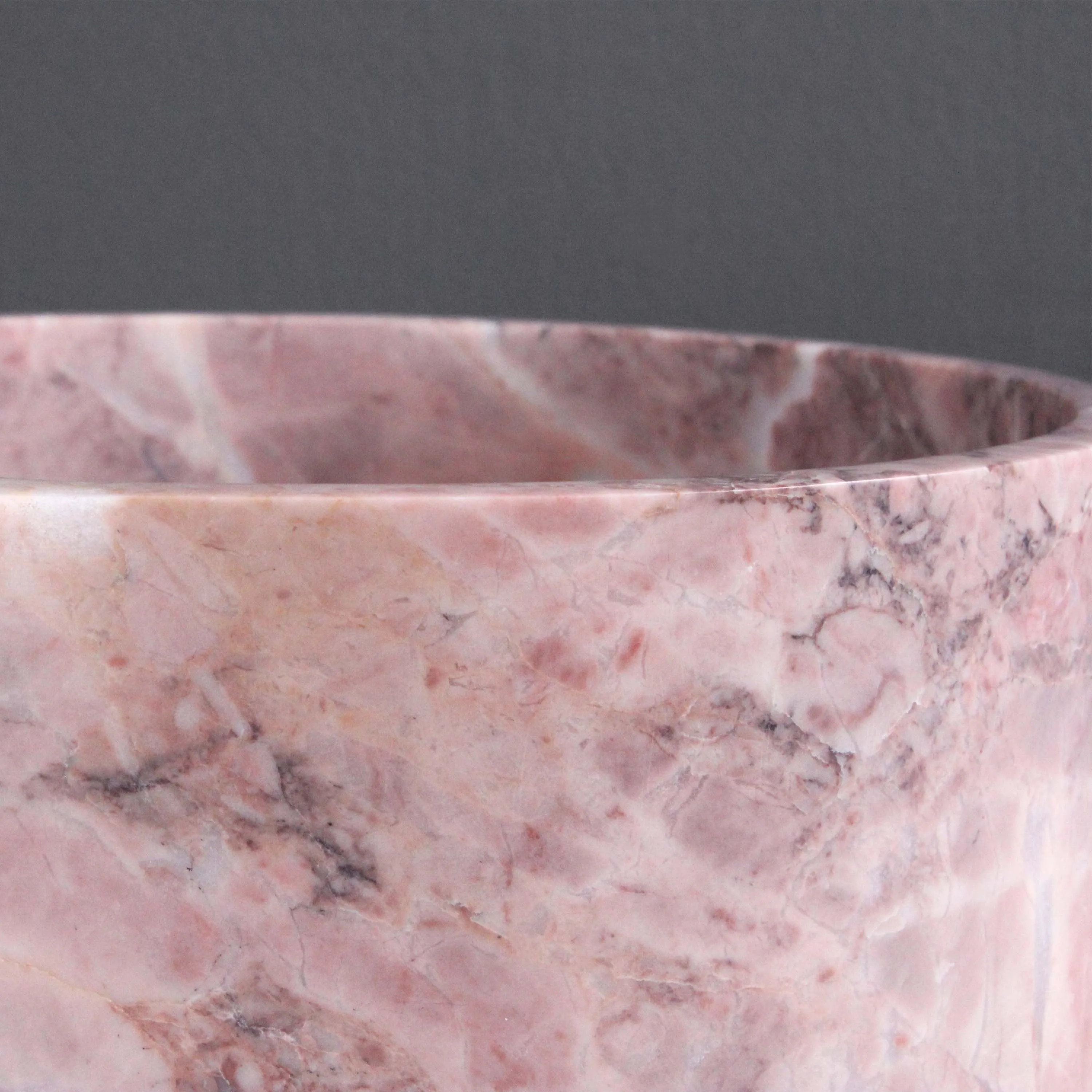 Marble Dog Bowl (Pink)