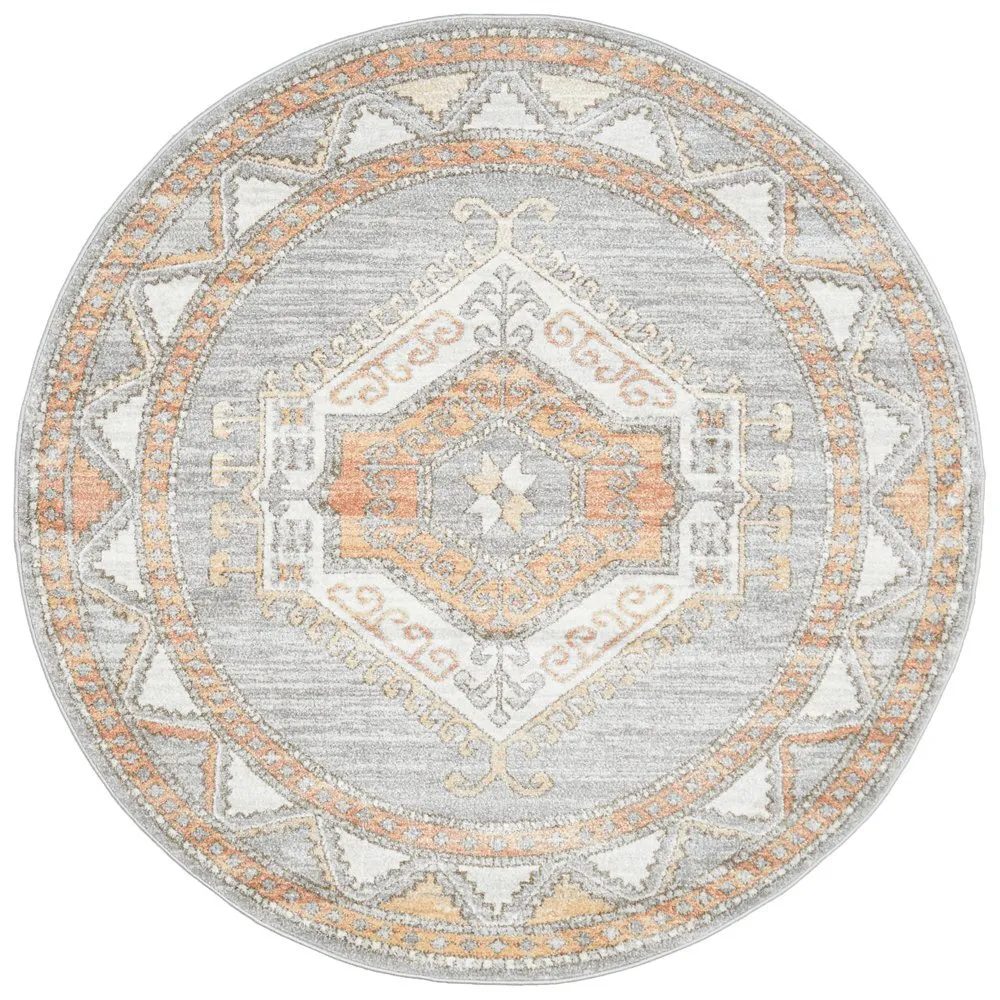 Mayfair Caitlen Grey Round Rug