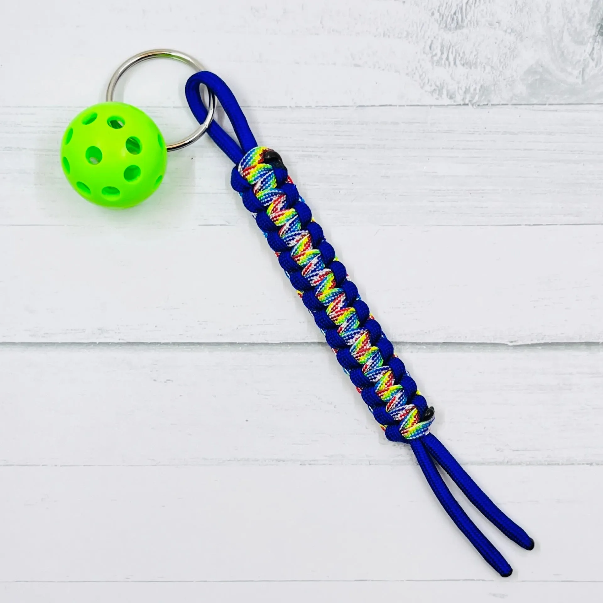 Micro Pickleball Keychain/Zipper Pull (6 Inch) | Pickleball Keychains | Fun Pickleball Gifts