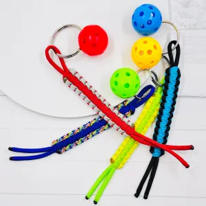 Micro Pickleball Keychain/Zipper Pull (6 Inch) | Pickleball Keychains | Fun Pickleball Gifts