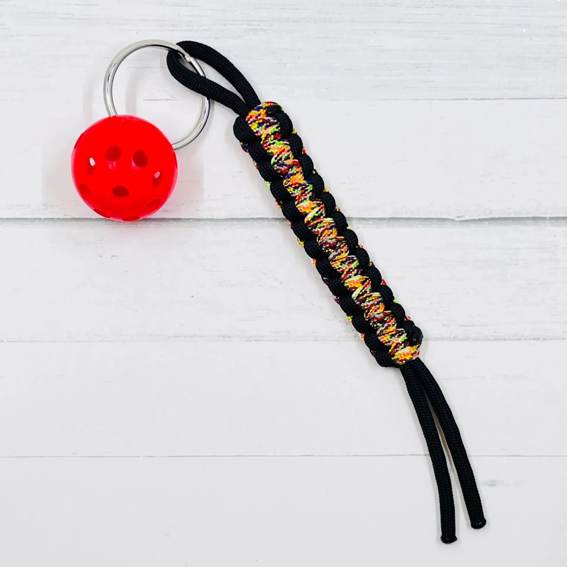 Micro Pickleball Keychain/Zipper Pull (6 Inch) | Pickleball Keychains | Fun Pickleball Gifts