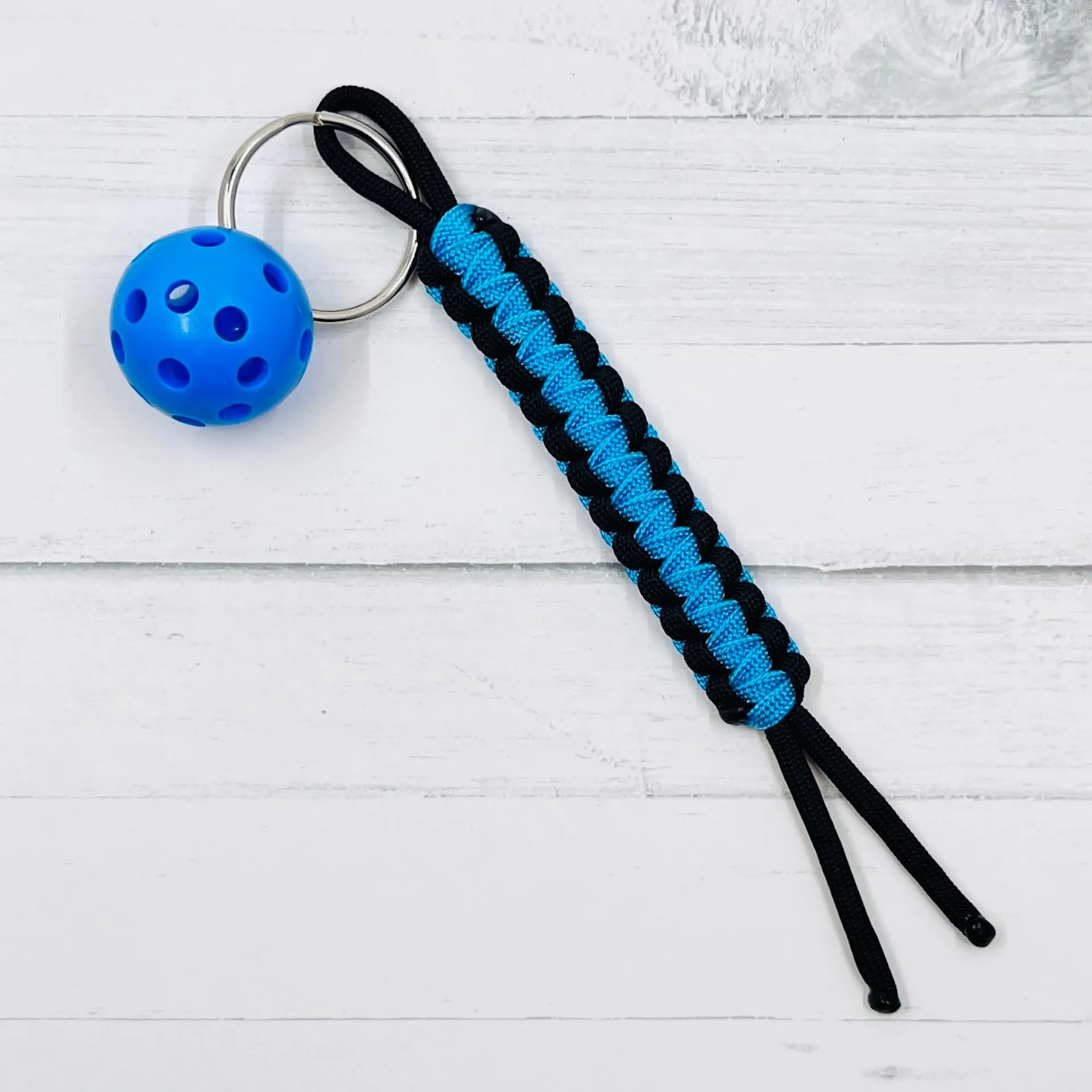 Micro Pickleball Keychain/Zipper Pull (6 Inch) | Pickleball Keychains | Fun Pickleball Gifts