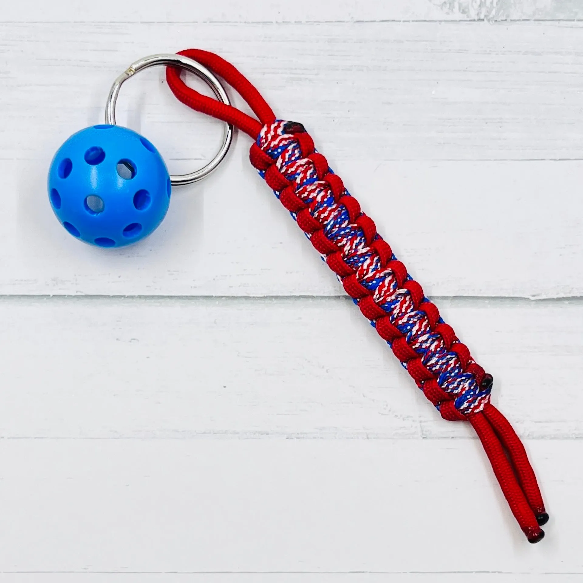 Micro Pickleball Keychain/Zipper Pull (6 Inch) | Pickleball Keychains | Fun Pickleball Gifts