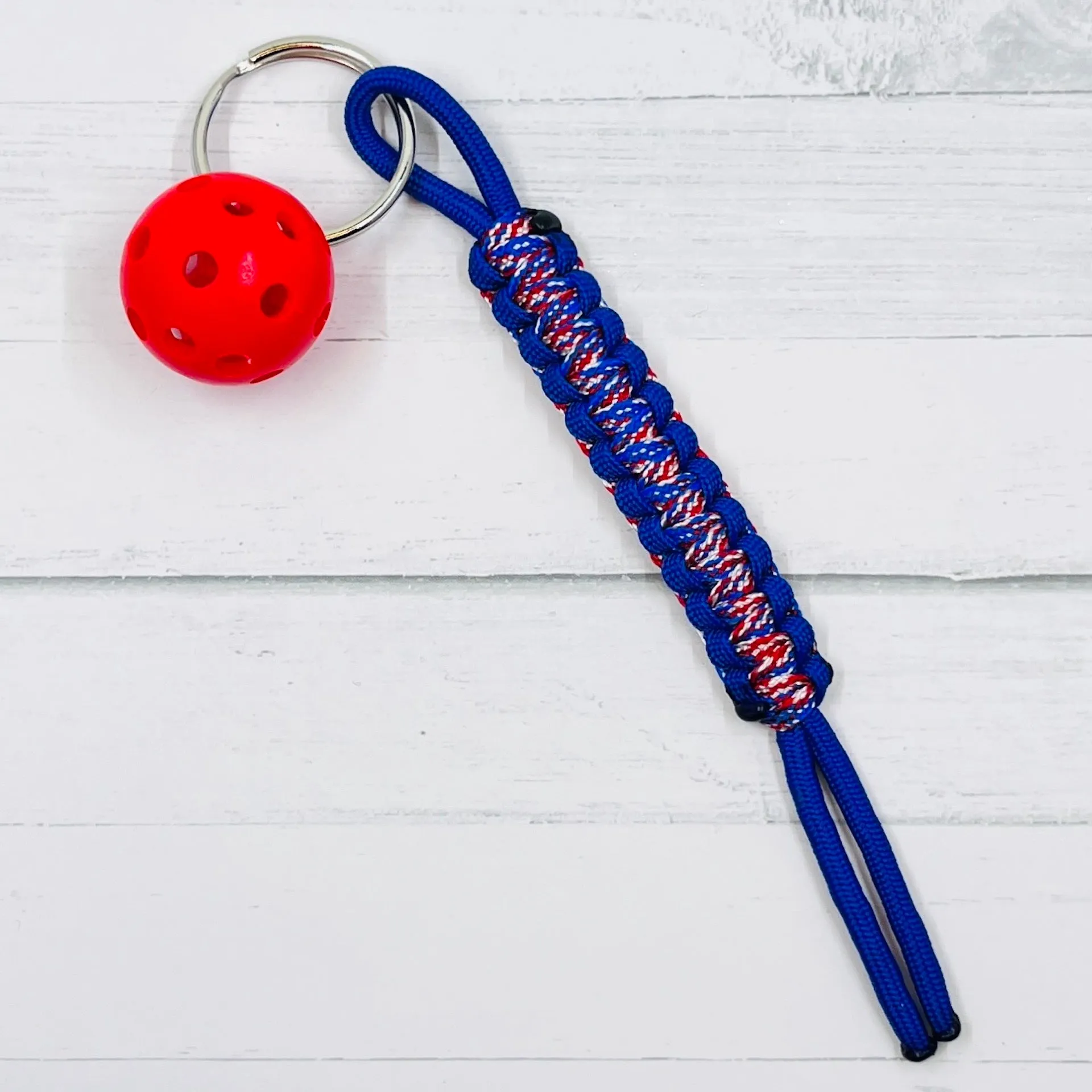 Micro Pickleball Keychain/Zipper Pull (6 Inch) | Pickleball Keychains | Fun Pickleball Gifts