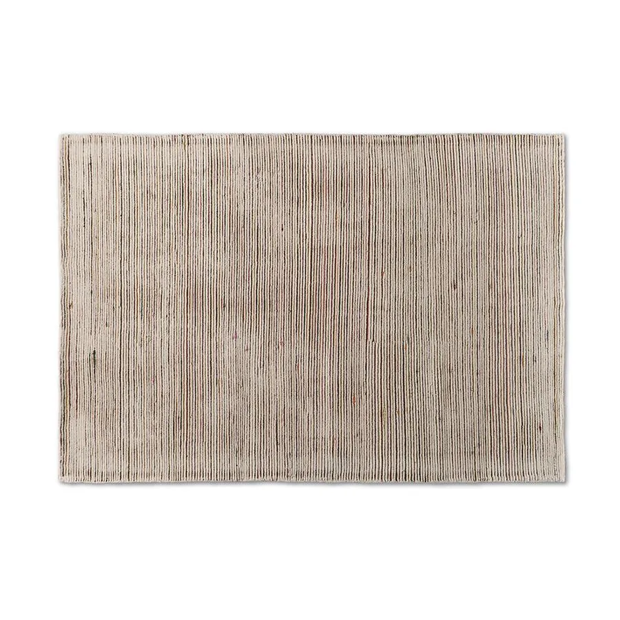 Modern and Contemporary Multi-Colored Hand-Tufted Wool Blend Area Rug