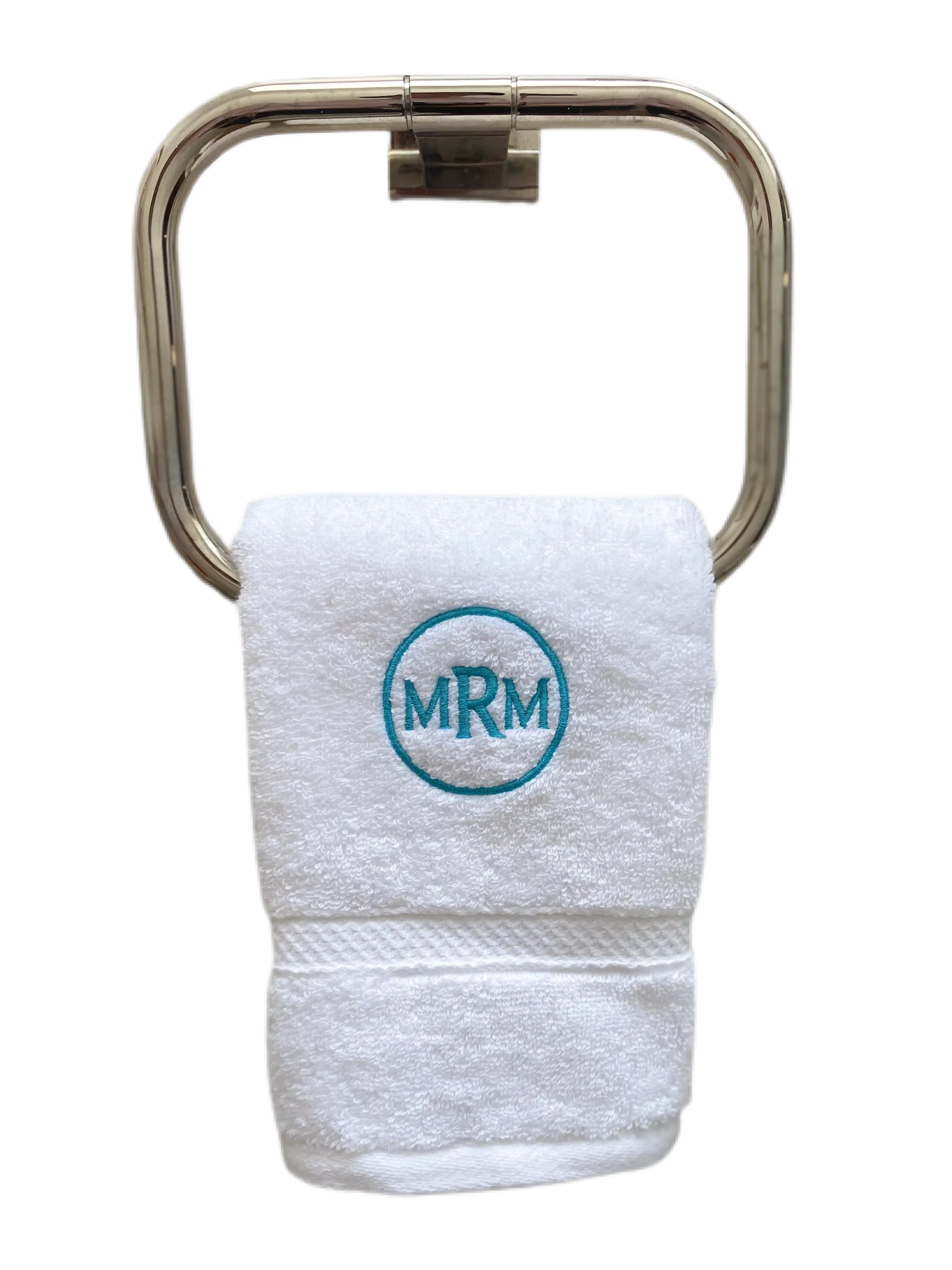 Monogrammed or personalized hand and bath towels