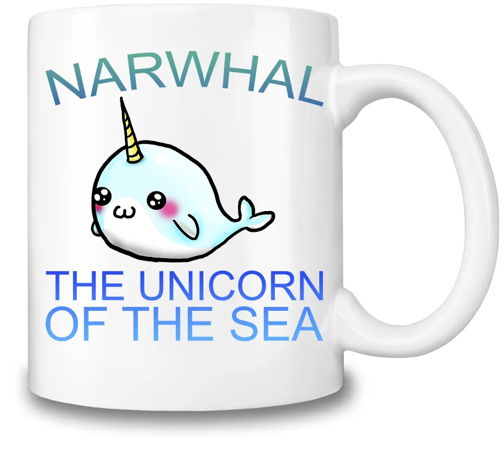 Narwhal The Unicorn Of The Sea Coffee Mug