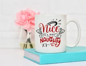 Naughty or Nice Christmas Coffee Mug