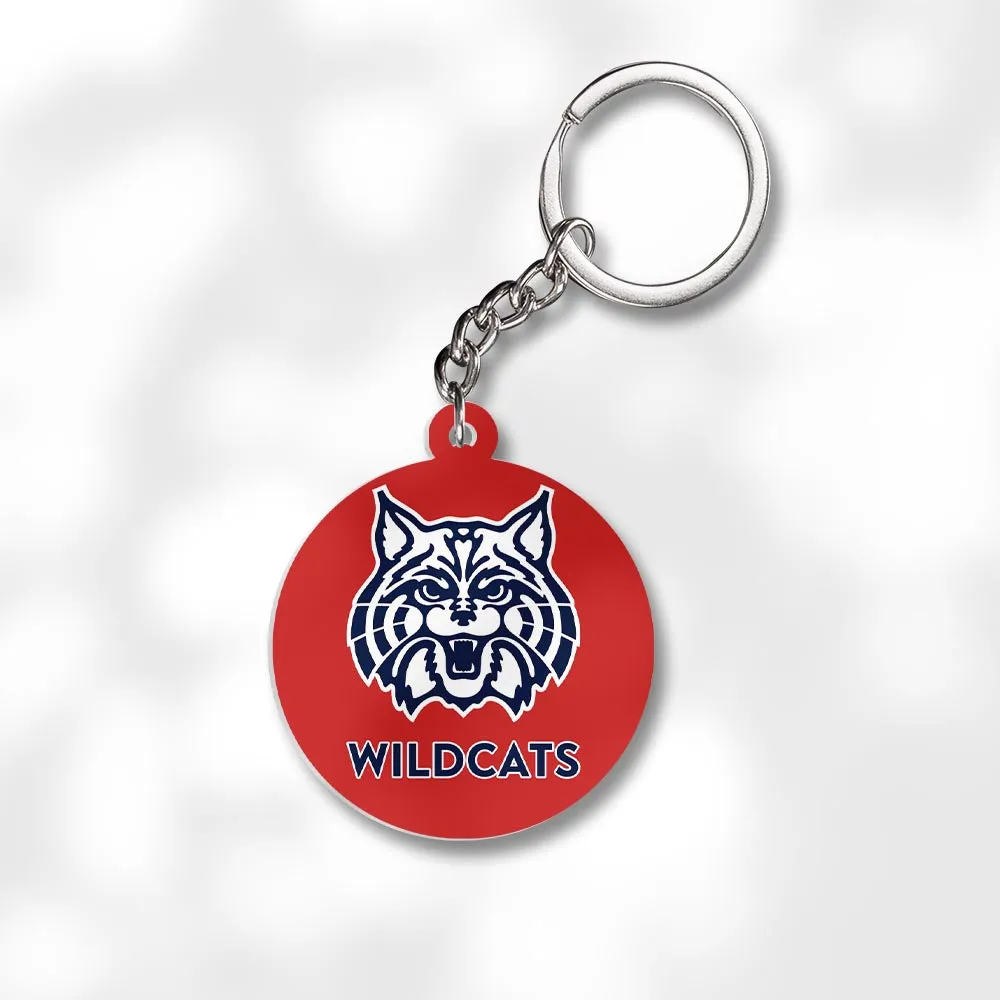 Pack 3 University of Arizona Keychains