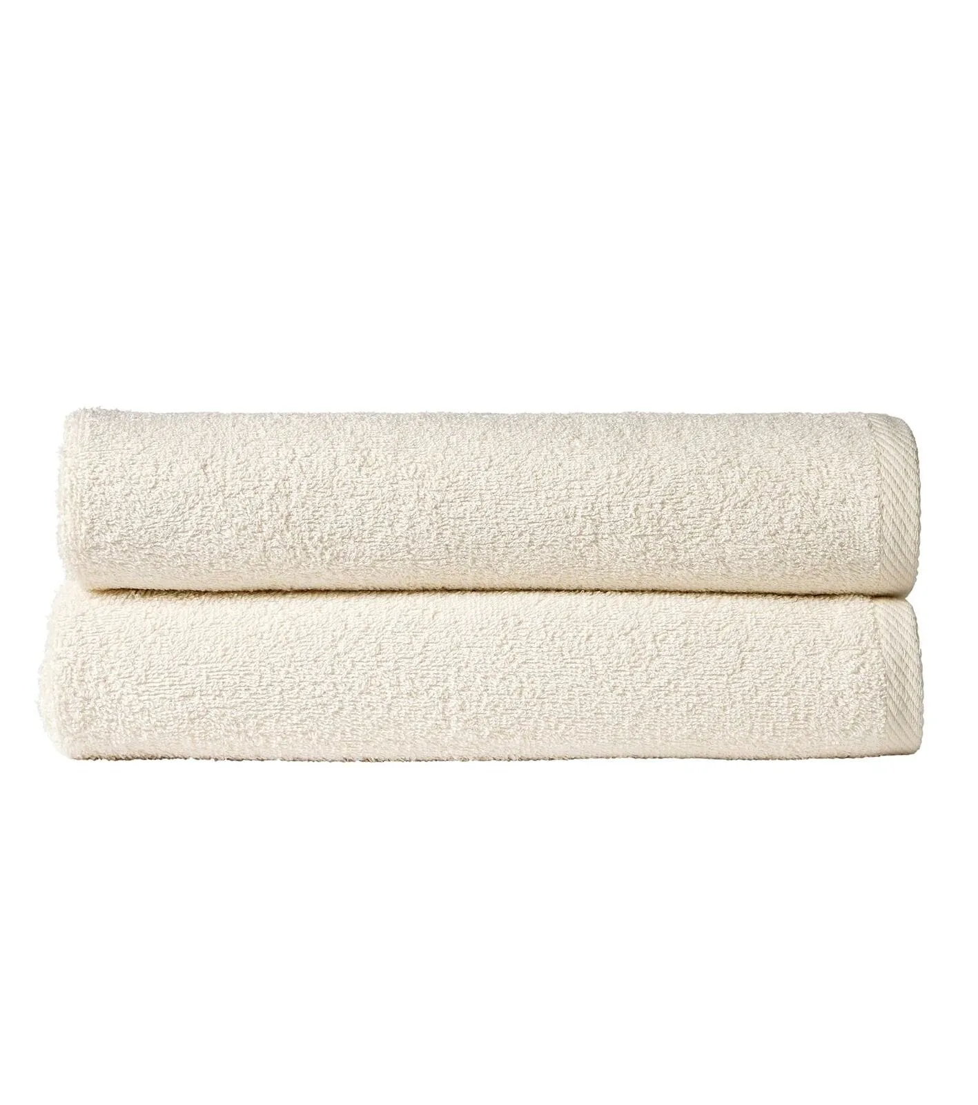 Pack of 2 Large Luxury Quick-Drying Indus Valley Cotton Bath Sheets 80x140 cm for Home Travel Gym Holidays Multiple Colours by OLIVIA ROCCO