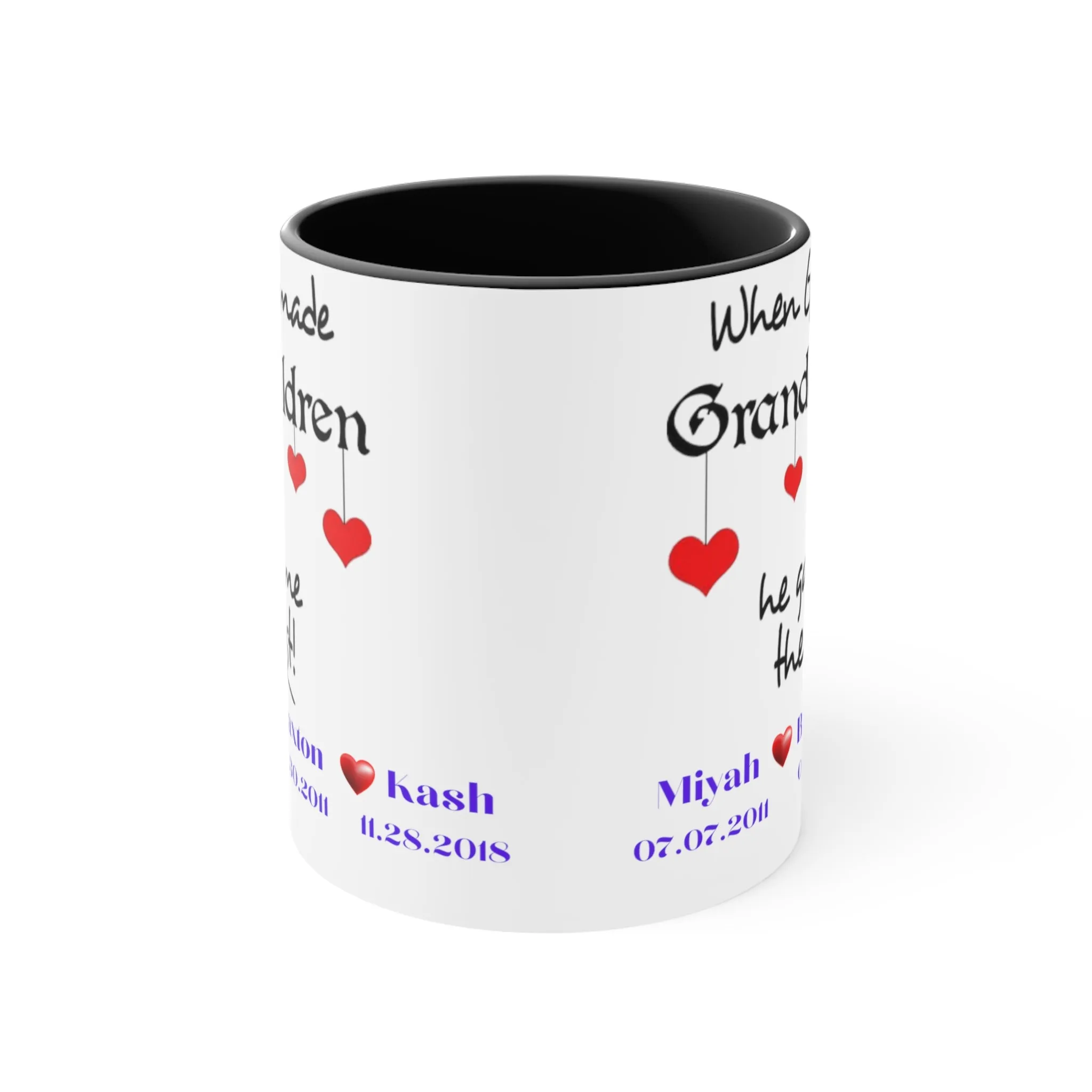 Personalized Grandma Mug With Names, Gift for Grandma, Grandma Mug, Grandma Mug with Grandchildren's Name, Grandma Cup with Names