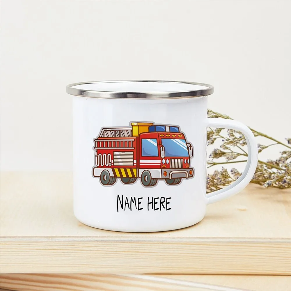 Personalized Kids Enamel Mug