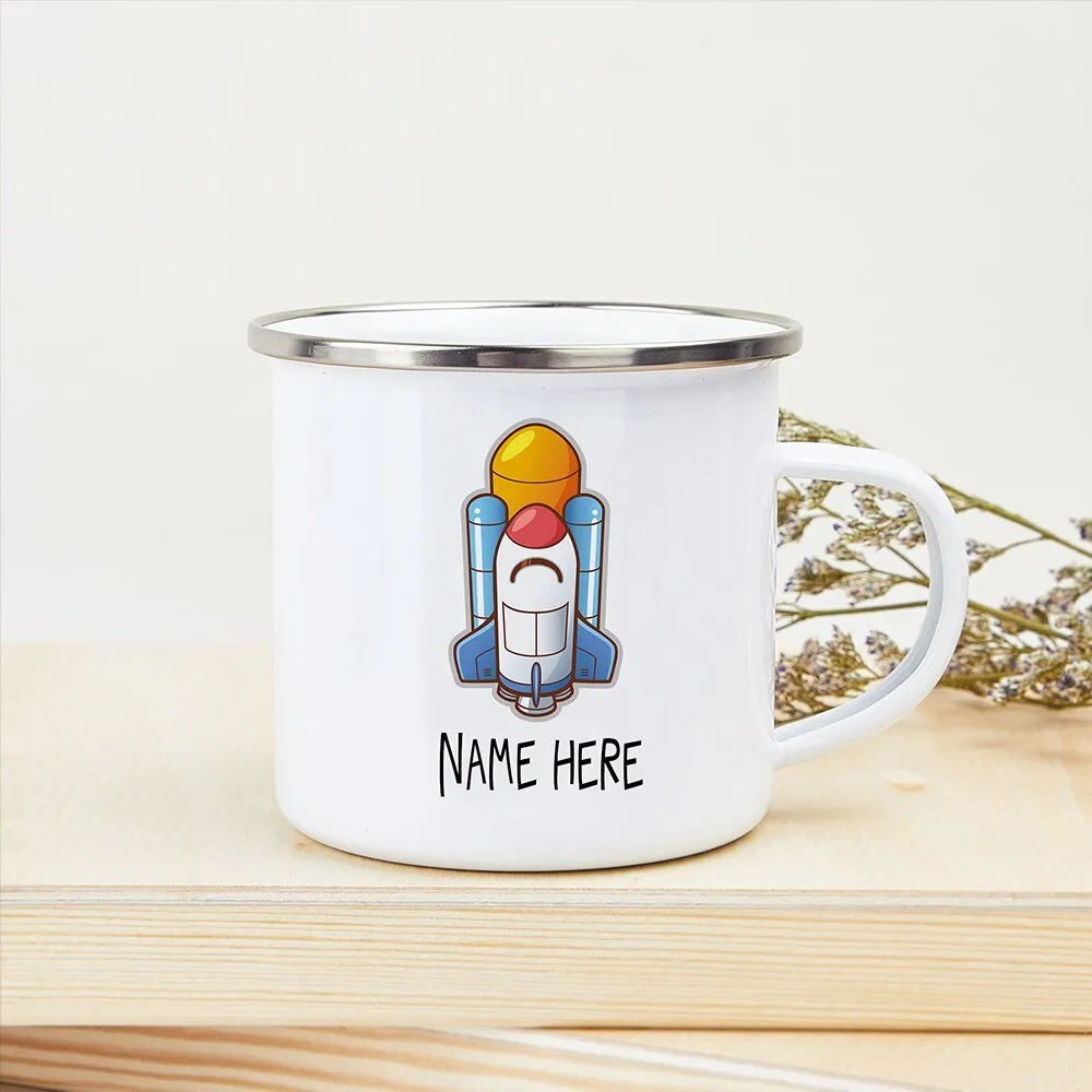 Personalized Kids Enamel Mug