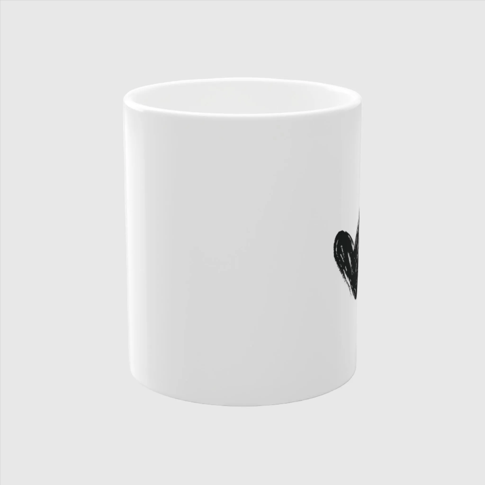 Personalized Letter Simple Standard Mug, 11oz