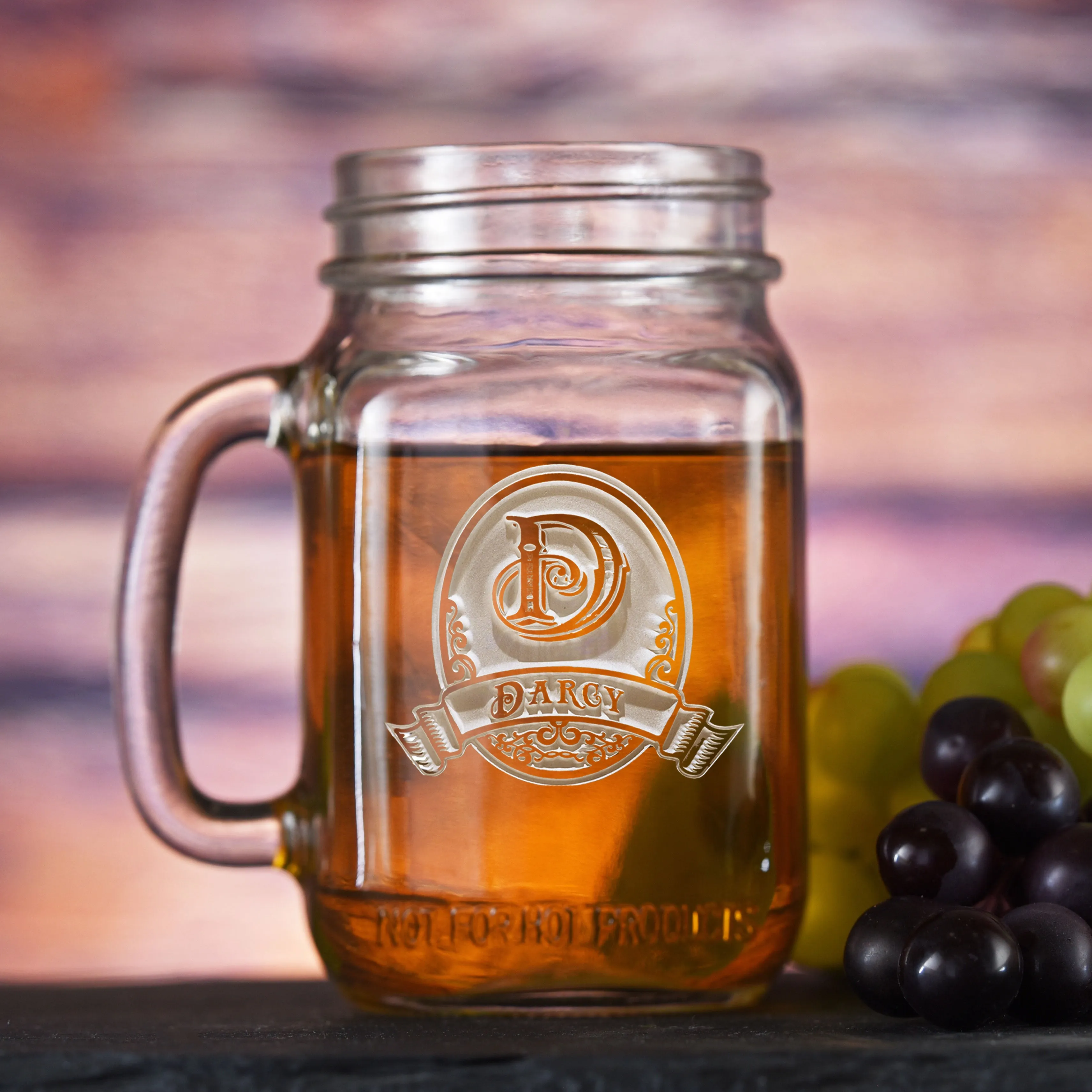 Personalized Mason Jar Mug