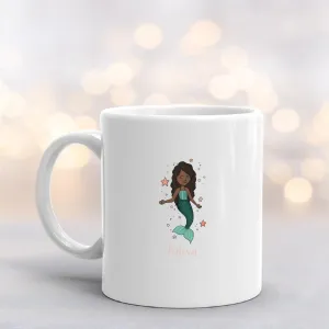 Personalized Mermaid Mugs 11oz.