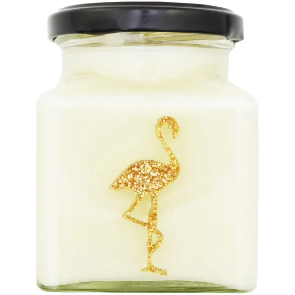 Piña Colada Classic Flamingo Candle