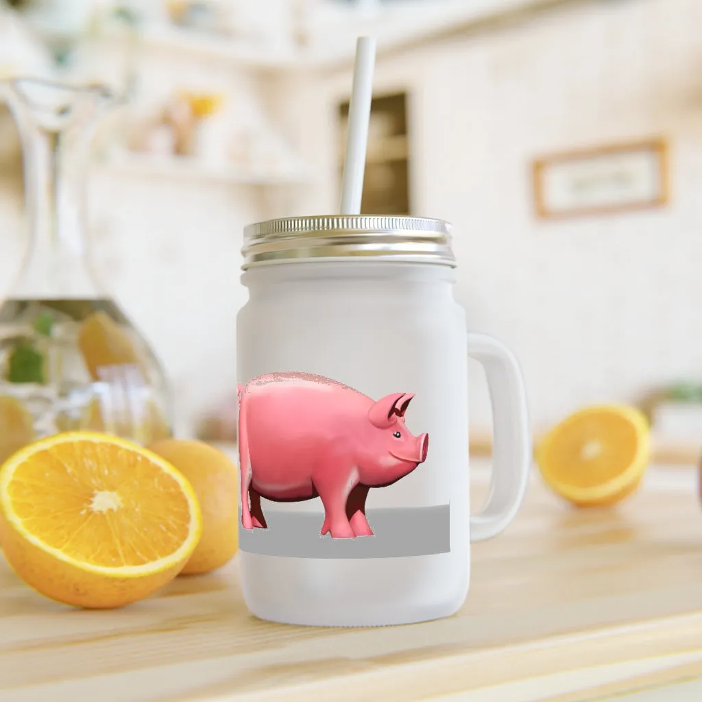 Pig Mason Jar