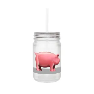 Pig Mason Jar