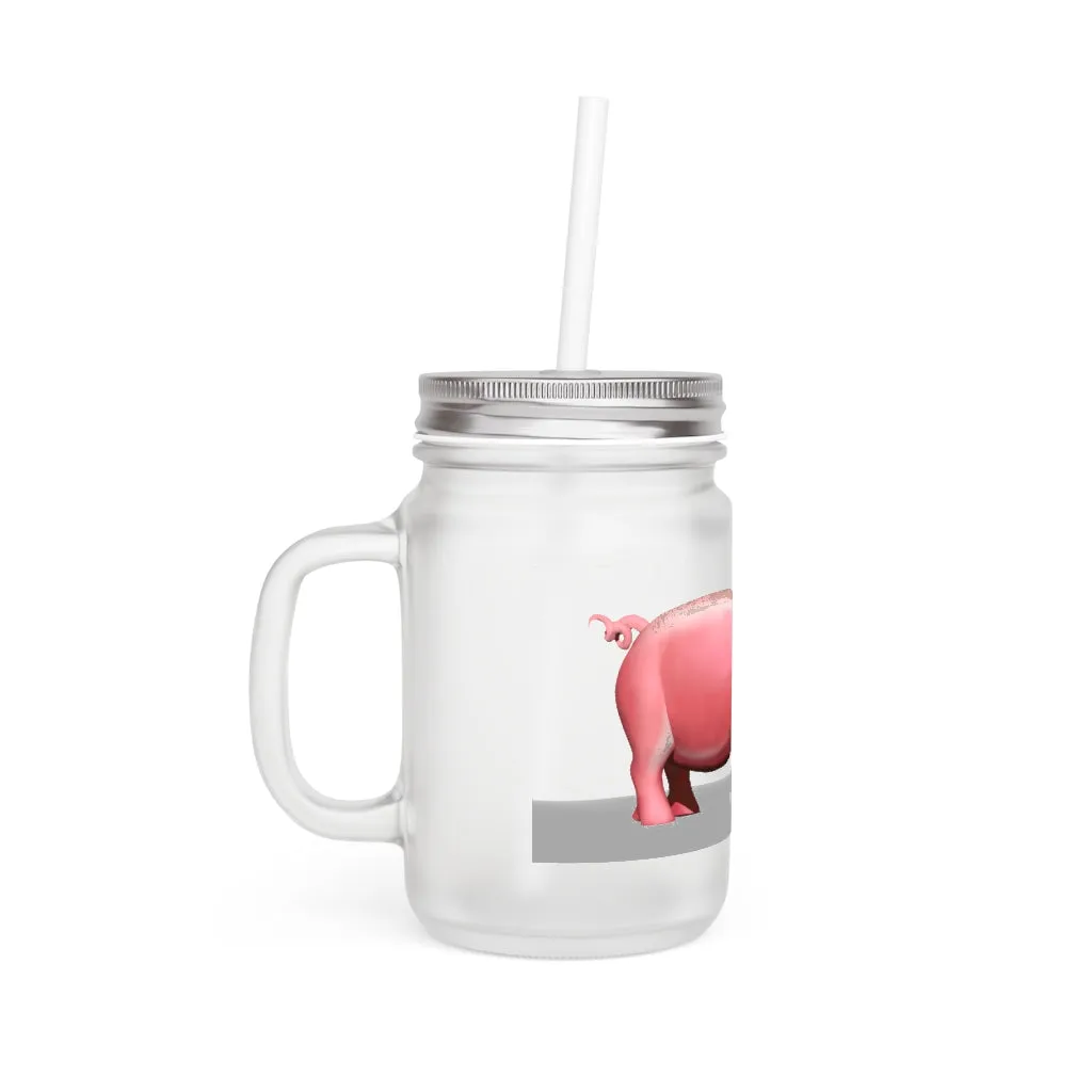 Pig Mason Jar