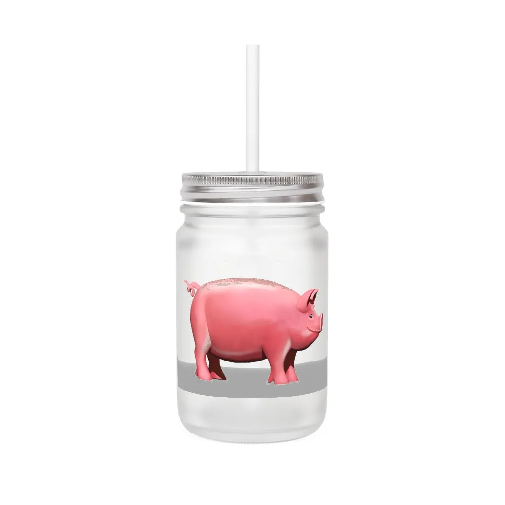 Pig Mason Jar