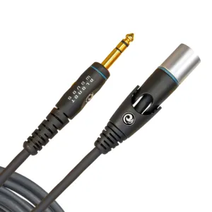 Planet Waves 'Custom Series' XLR Male to 1/4" Jack Microphone Cable (3m)