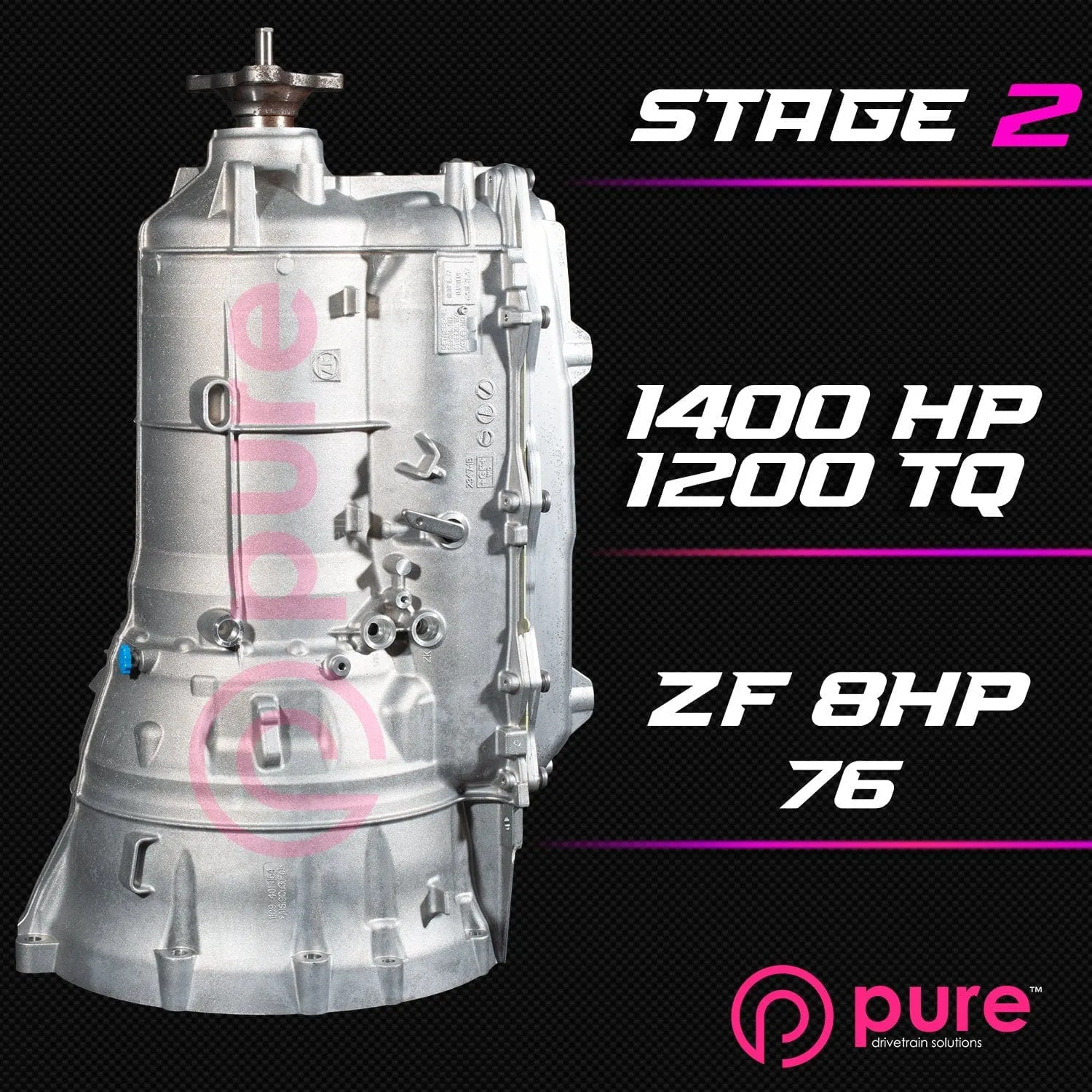 Pure Drivetrain Solutions ZF8HP76 Stage 2 G80 M3/M4 Transmission Rebuild