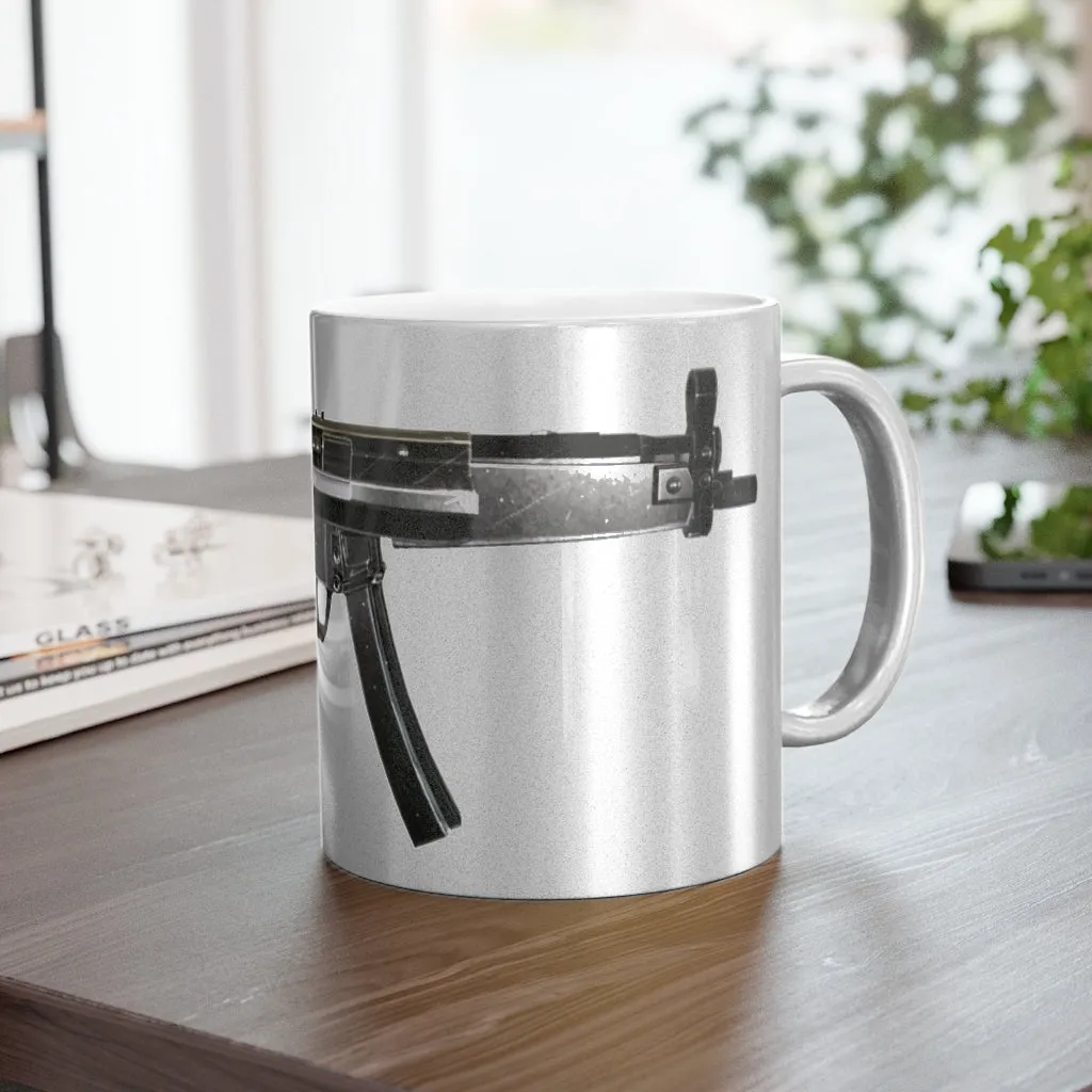 Rifle Metallic Mug (Silver\Gold)