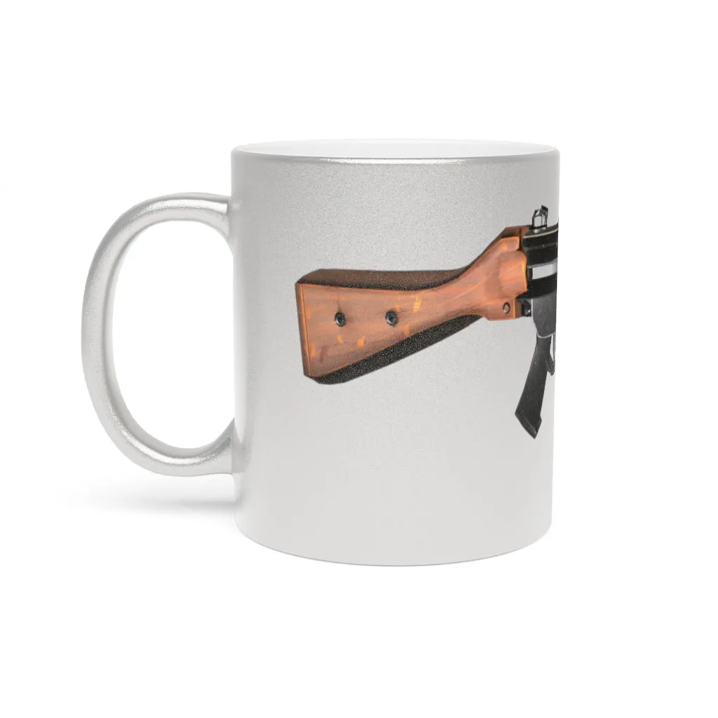 Rifle Metallic Mug (Silver\Gold)