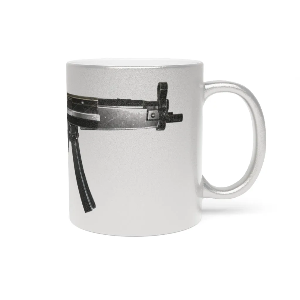 Rifle Metallic Mug (Silver\Gold)