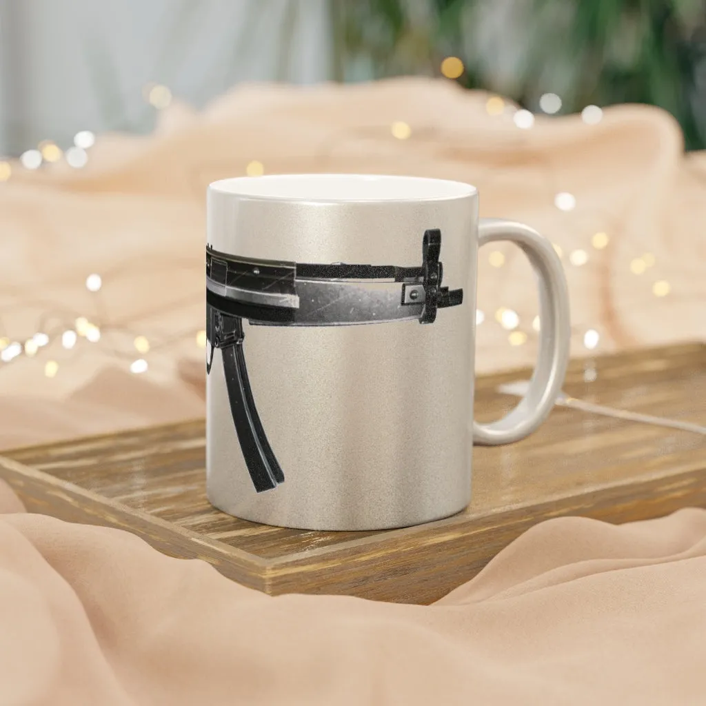 Rifle Metallic Mug (Silver\Gold)