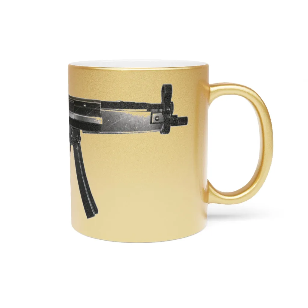 Rifle Metallic Mug (Silver\Gold)