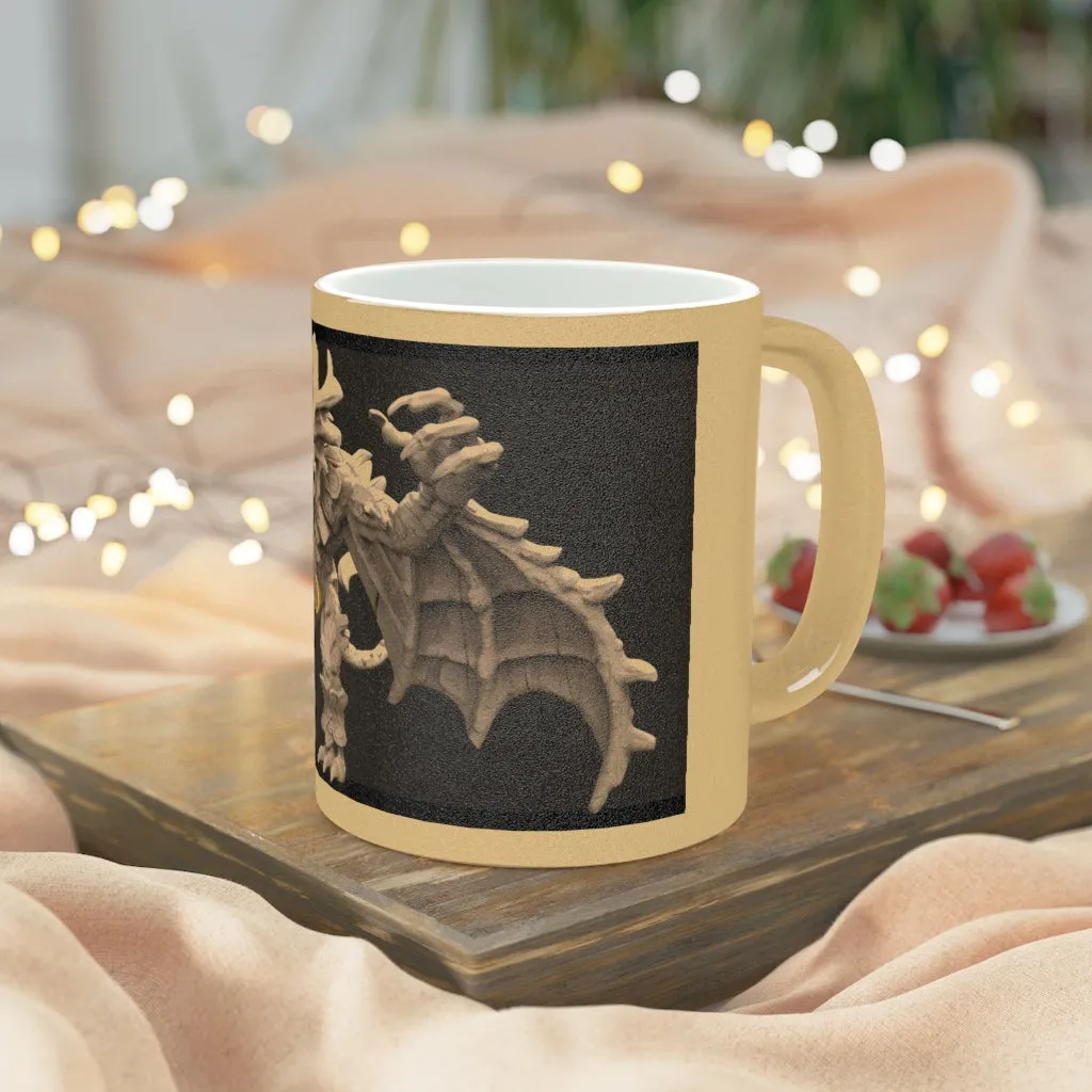 Rock Creature Metallic Mug (Silver / Gold)