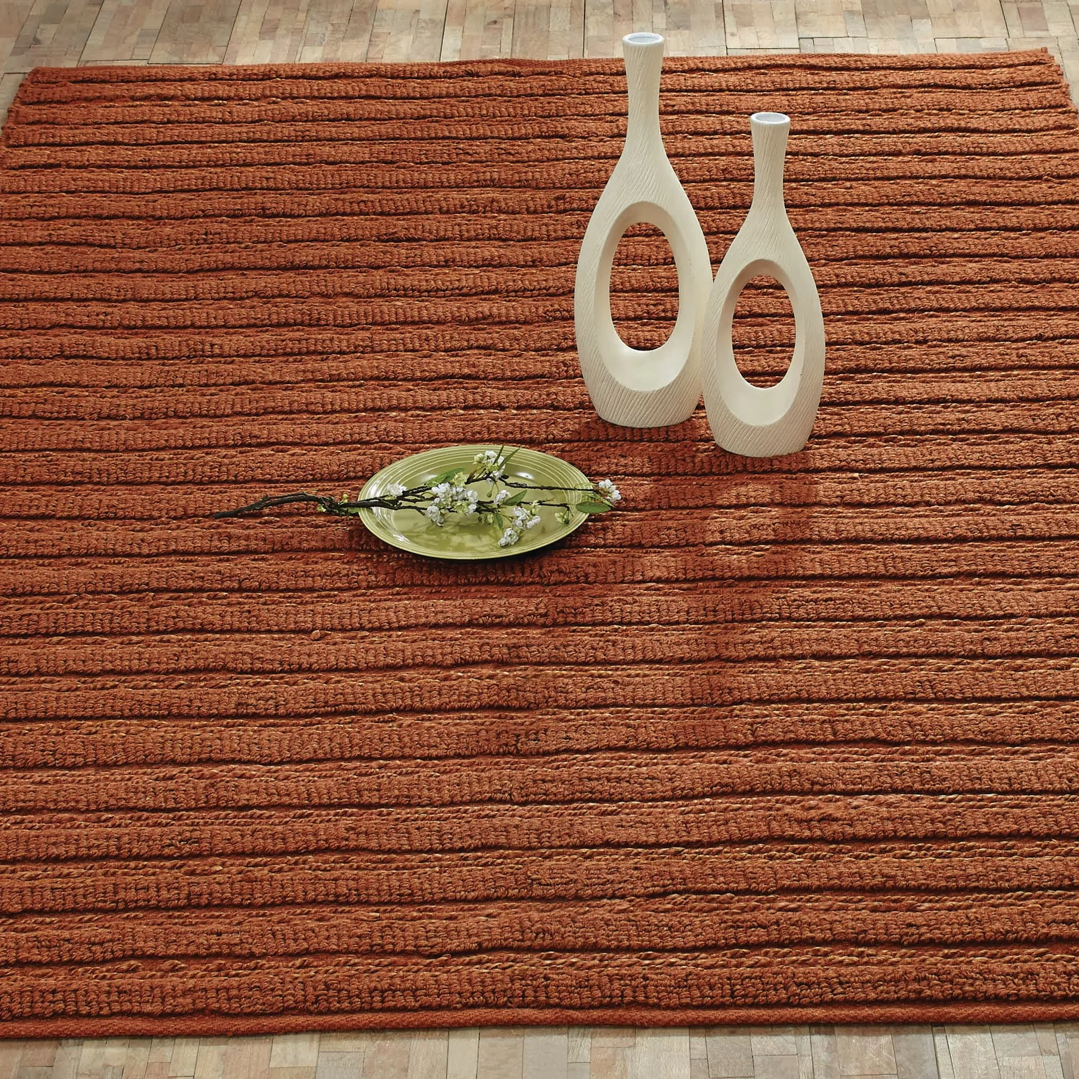 Rug Farmhouse Laila Jute Looped Textured Floor Decor VHC Brands