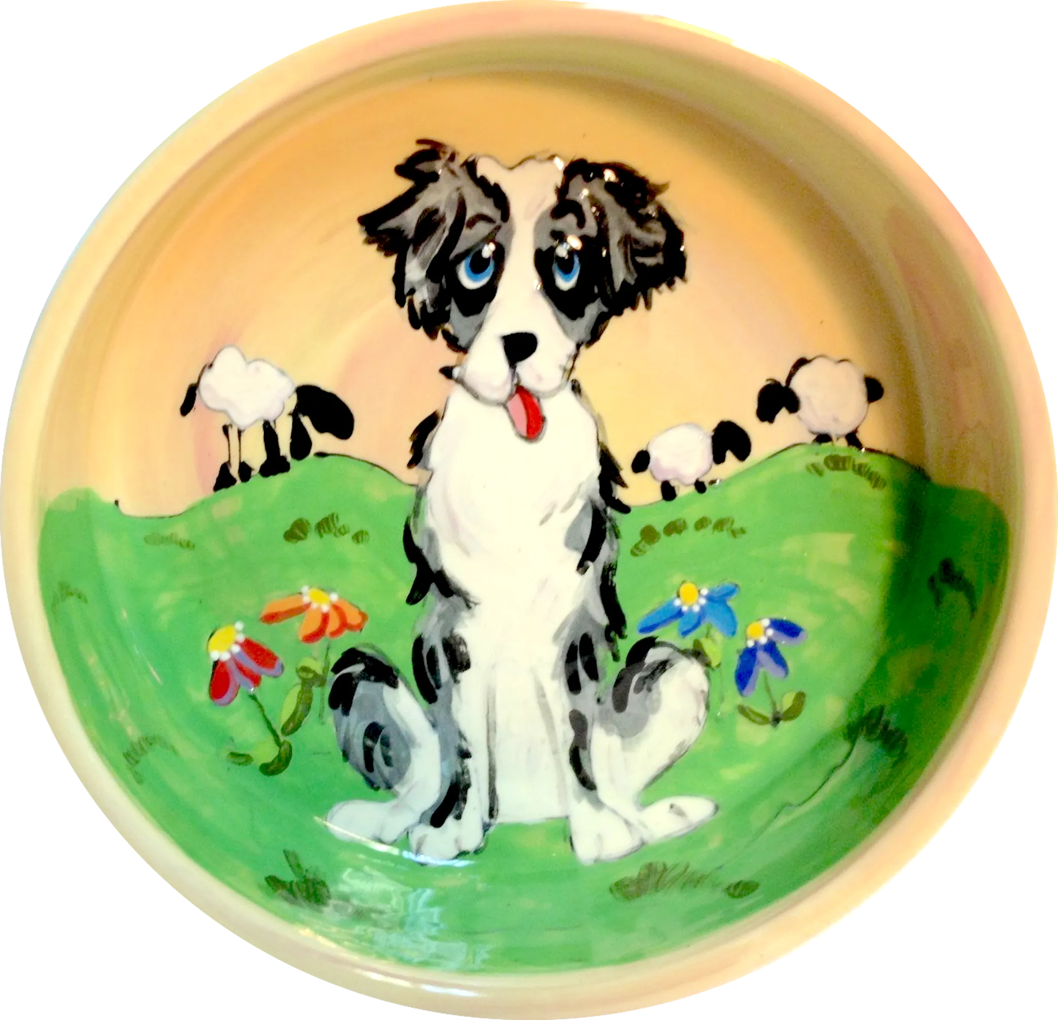 Sheep Peep Dog Bowl