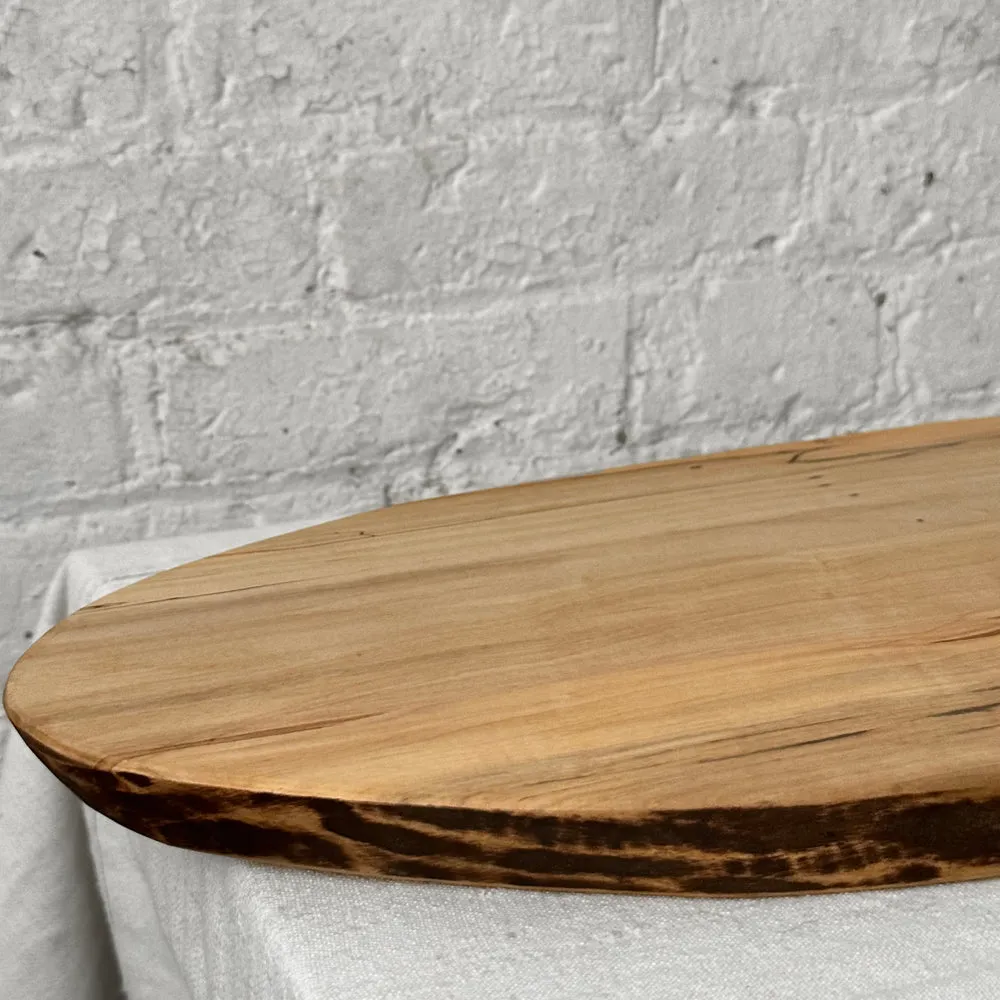 Spencer Peterman Large Spalted Maple Oval Serving Board (No. OV14)