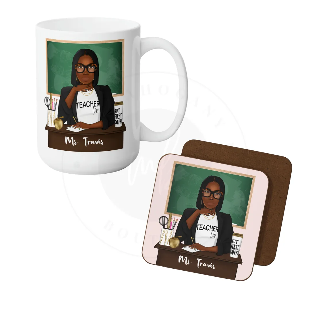 Teacher Life Mug Set (Personalized)