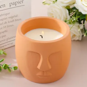 The Better Home Scented Candles for Home Décor (30Hrs Burn Time) Patchouli Aroma Scented Candles for Bedroom Reusable Cement Jar|Home Décor Items|Diwali Decoration Items for Home Décor | Diwali Gifts