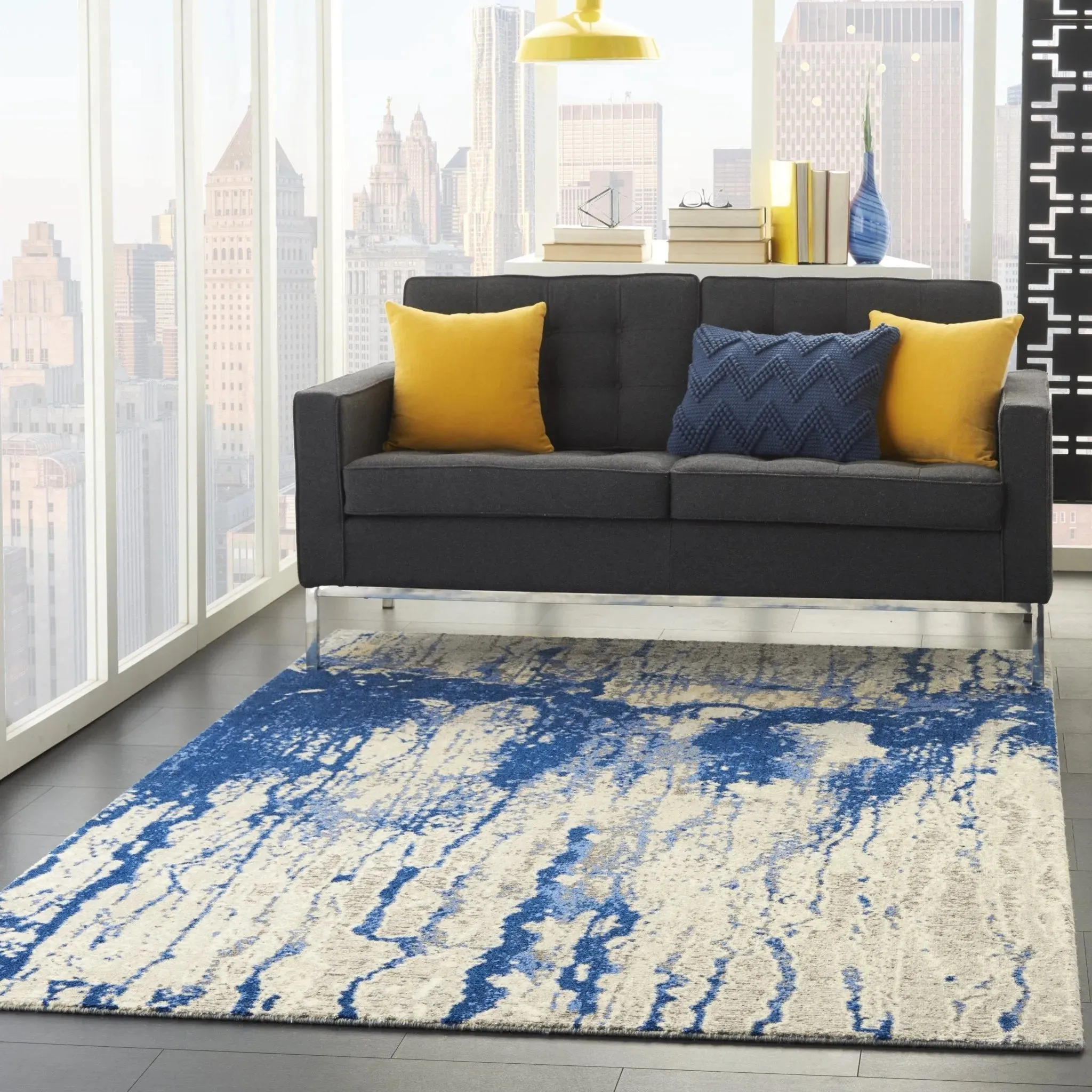 Twilight TWI29 Ivory Blue Rug