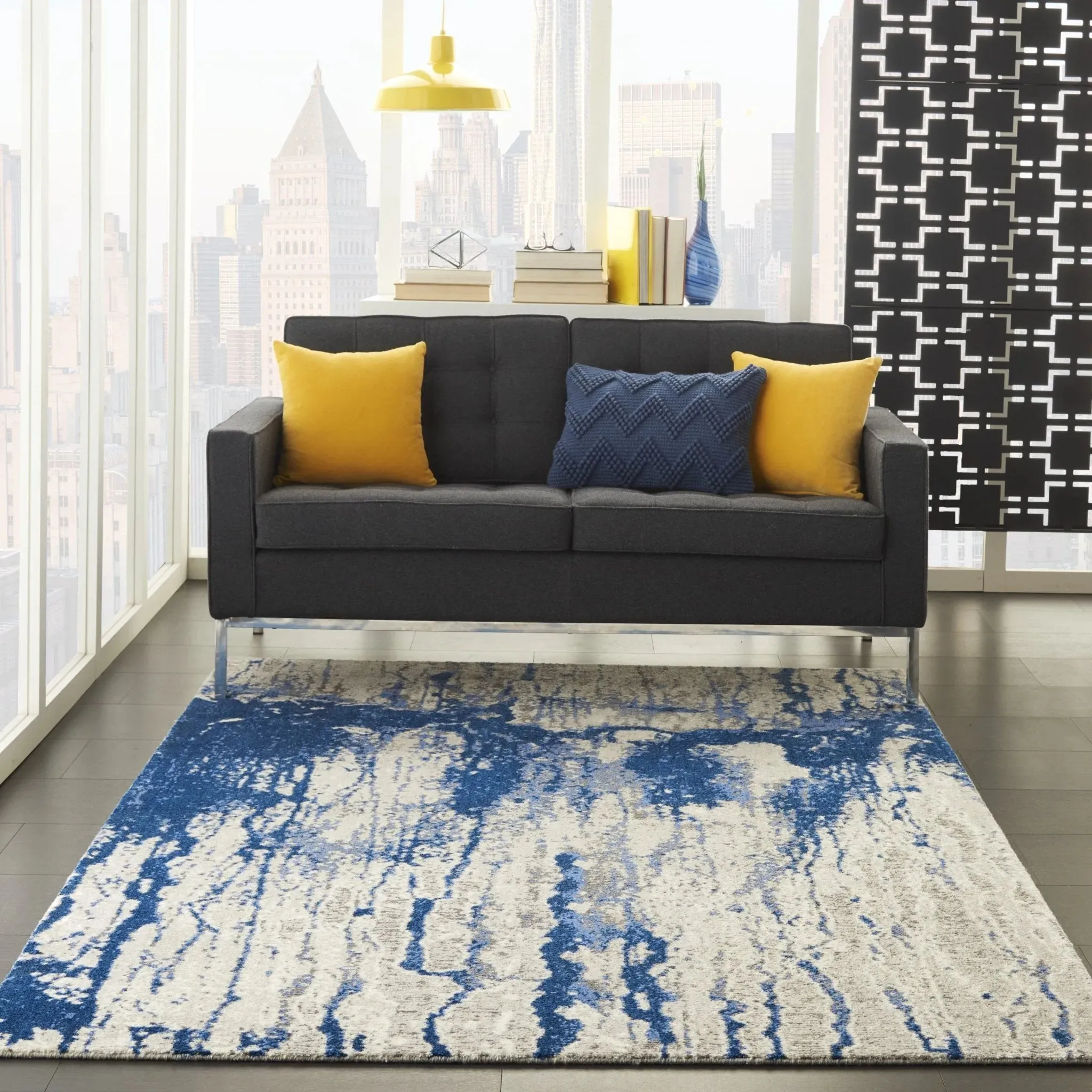 Twilight TWI29 Ivory Blue Rug