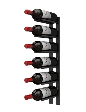 Ultra Wine Racks Straight Wall Rails - 2FT Metal Wine Racks (6 Bottles)