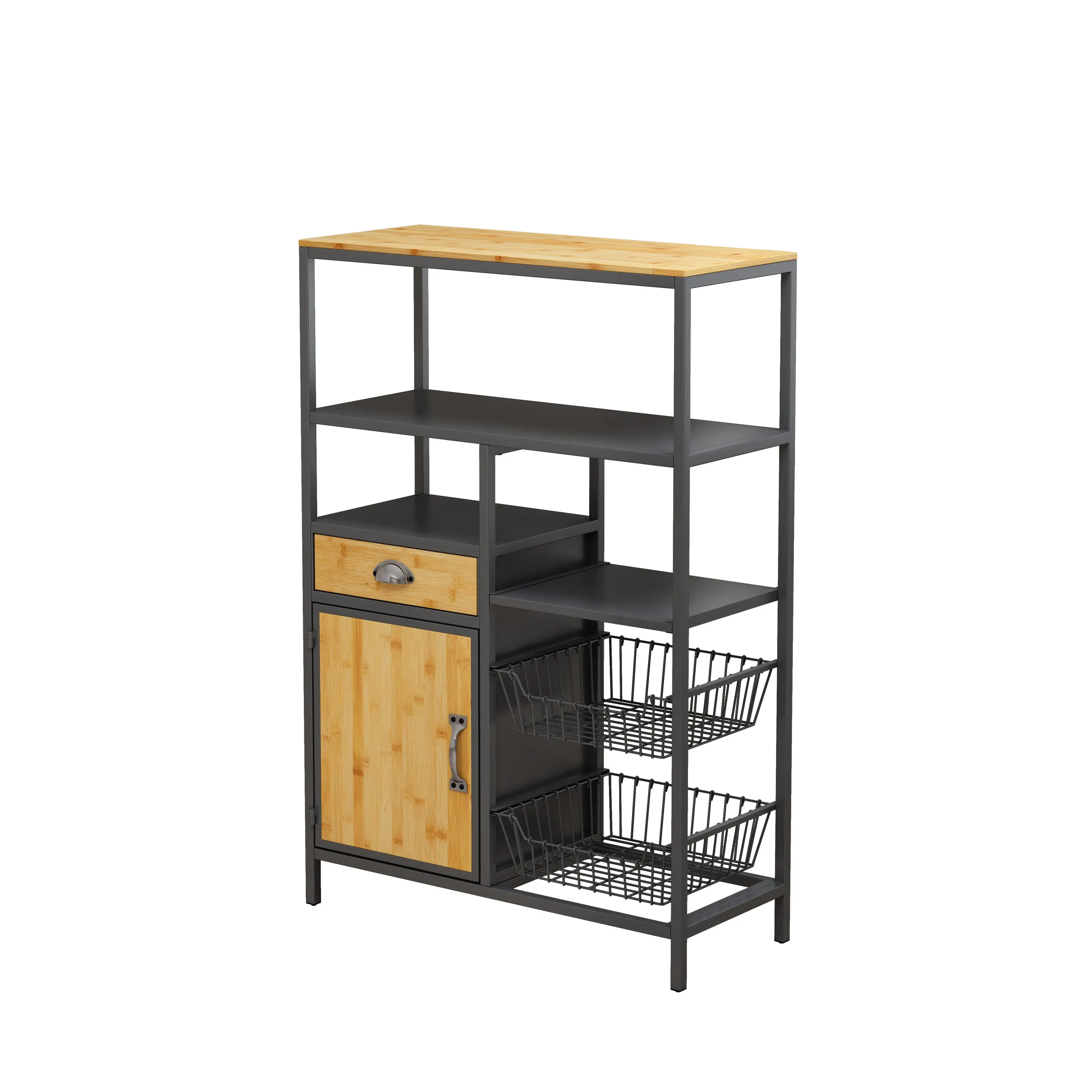 Versa Storage With Drawer Cabinet and Two Storage Baskets