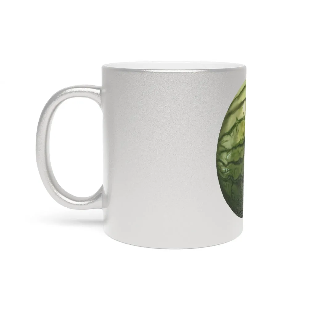 Watermelon Metallic Mug (Silver / Gold)