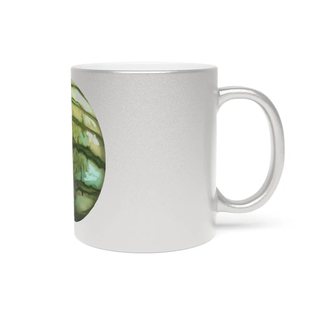 Watermelon Metallic Mug (Silver / Gold)