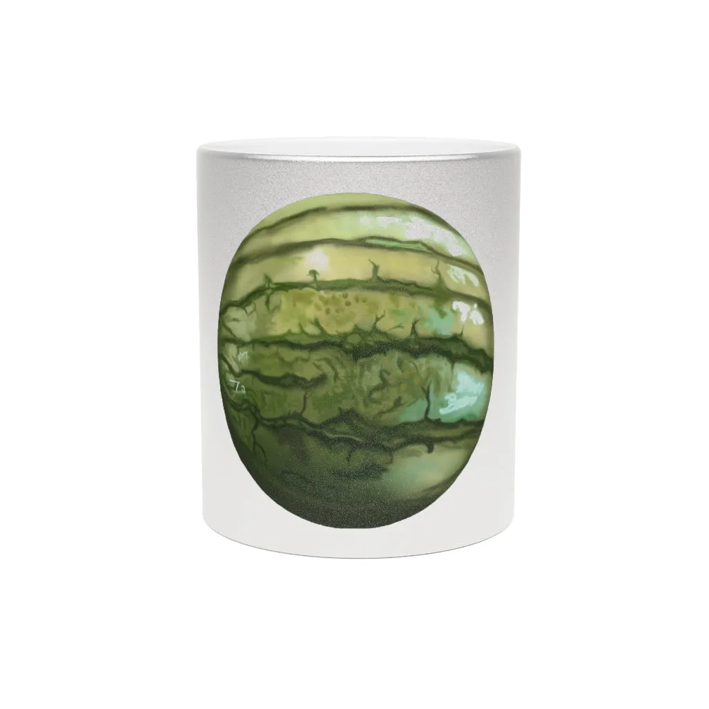 Watermelon Metallic Mug (Silver / Gold)