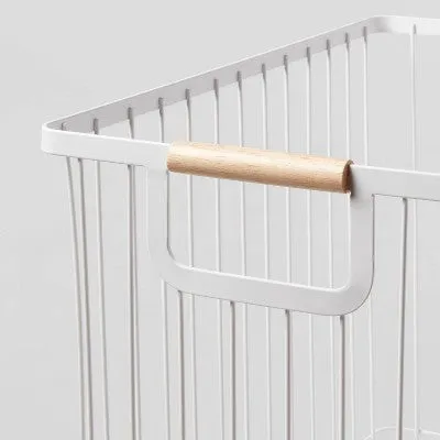 Wire Rolling Laundry Hamper - Brightroom